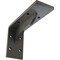 Ekena Millwork Embrey Steel Bracket, Hammered Gray 2"W x 6"D x 3 3/4"H BKTM02X06X03EBHGY - alternate 1
